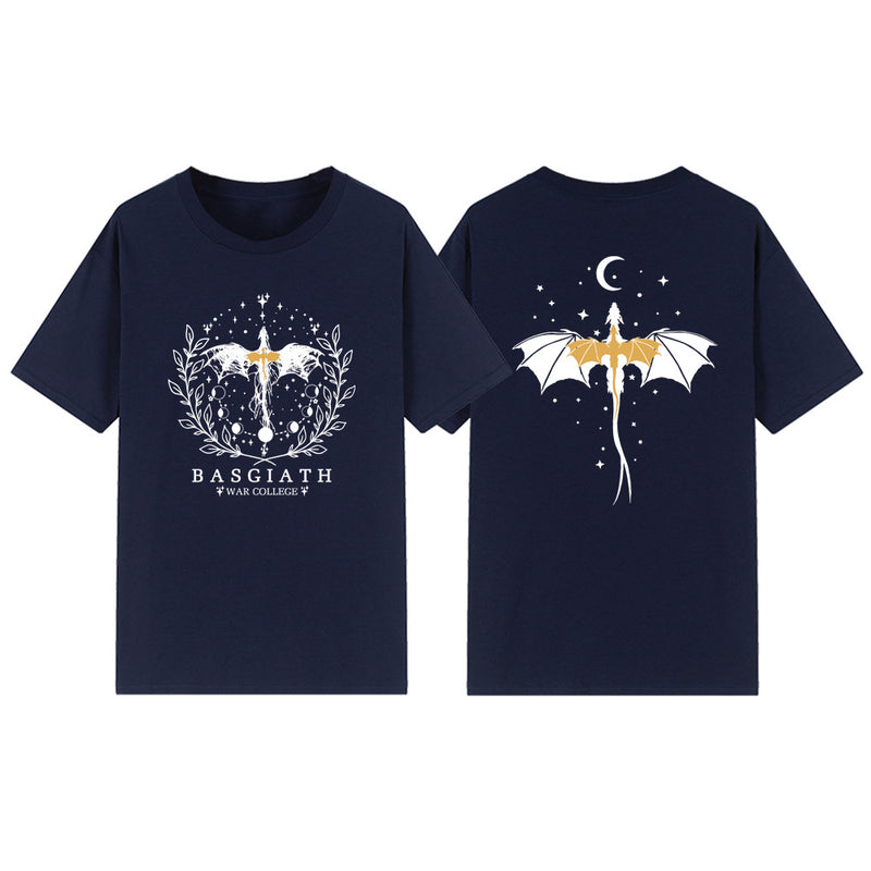 Basgiath War College Double-side T-Shirt Fourth Wing Shirt