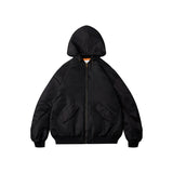 Unisex Winter Cotton Coat Winter Hooded Baseball Uniform Cotton Clothes Vintage Loose Cotton Coat