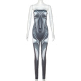 Women Jumpsuit Fall Slim Fit Sheath Jumpsuit