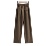Women Sweatpants Fall Retro Loose Casual Trousers Straight Pants
