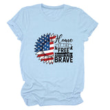 Home of the free Short Sleeve Women's Fashion T-Shirts
