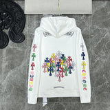 Chh Chrome Hearts Hoodie Classic Cross Scroll Letter Color Hooded Sweater