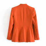 Women Suites Fall Slim Fit Simple Casual Suit Jacket
