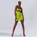 Women Dresses Sexy Slim-Fit Suspender Dress Suspender Dress (Zns0409)