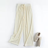 Women Sweatpants Spring Snake Bone Pattern Wide Leg Pants Striped Straight Loose Casual Pants