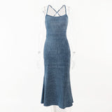Women Dresses Backless Dress Autumn Dress