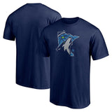 NBA T-Shirts NBA Timberwolves Edwards Downs T-Shirt Sports Short Sleeve
