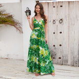 Women Date Dress Summer Bohemian Strap Dress
