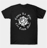 Como La Floor Flower Print Selena Quintanilla Short Sleeve