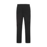 Men Sweatpants Zipper Slit Casual Pants Men's Elastic Waist Loose and Simple Straight-Leg Trousers