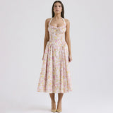 Women Dresses Spring Slim-Fitting Suspender Dress Lace Dress (Csm202403)