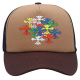 Chrome Heart Hat Spring/Summer Print Fashion Color Matching Breathable Sunshade Retro Baseball Cap