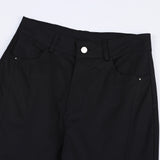 Men Sweatpants Straight-Leg Trousers Men's Stitching Loose Casual Pants