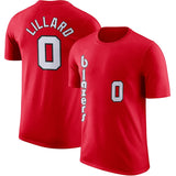NBA T-Shirts NBA Basketball Suit T-Shirt Open Lillard Jersey Short Sleeve Sports