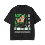 ONE PIECE washed old retro short-sleeved T-shirt