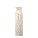 Women Dresses Summer V-neck Lace Flower Sling Dress Backless Sexy Dress (Xds0414)
