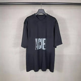 Men T-shirts Art Printed Short Sleeve T-Shirt Loose Casual