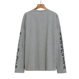 Vetements Sweater Autumn Reflective Letters Loose Long Sleeve Sweatershirt