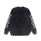 Amiri Long-Sleeved Shirtvintage Washed and Worn Vintage Long Sleeve T-shirt