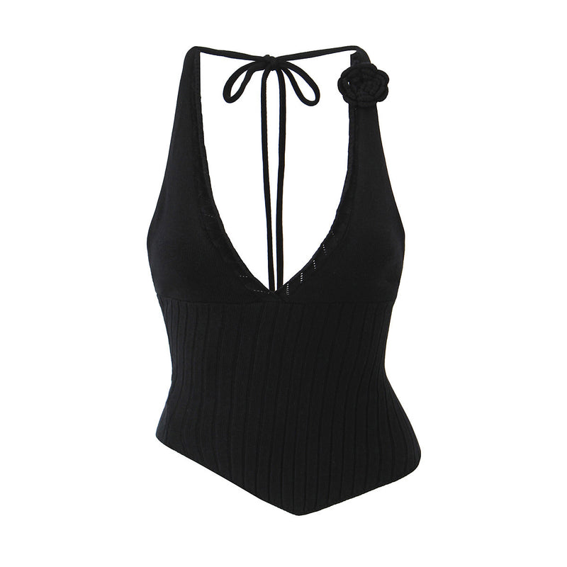 Women Tops Summer Knitted Vest