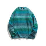 Unisex Sweater Winter Starry Sky Gradient Knitwear