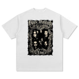Mens Vintage Rock Band T-Shirt Short Sleeve T-Shirt, Vintage Washed, Old BLACK SABBATH