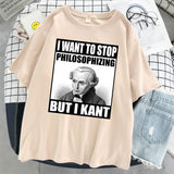 2024Kant Meme Philosophizing Funny Philosophy Tshirt Women