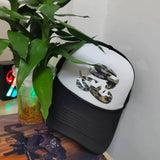 Amiri Hat Baseball Cap Trendy Brand Summer Printed Mesh Cap Men and Women