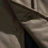 Unisex Winter Cotton Coat Three-Dimensional Pocket Decoration Lapel Cotton-Padded Coat Retro Workwear Shirt Cotton-Padded Jacket