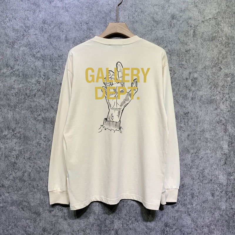 Gallery Dept Long Sleeved Shirt Fashion Brand Long Sleeve Long-Sleeved T-shirt Blouse