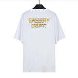 Gallery Dept T Shitrs round Neck Short Sleeve Color Graffiti Loose