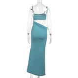 Women Dresses Spring Long Dress Sexy Sling Waist-Baring Dress