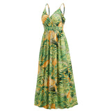 Women Date Dress Summer Bohemian Strap Dress