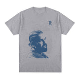 Vintage Rapper Drake Portrait Graphic T Shirt Men's Fashion