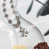 Chrome Hearts Necklace Anchor Scout Flower Men's and Women's Vintage Cross Chain