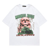 Men T Shirt Vintage Print Short Sleeves T-shirt