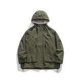 Unisex Shirts Autumn Waterproof Hooded Jacket