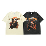 Men T Shirt Summer Printed Short Sleeve T-shirt
