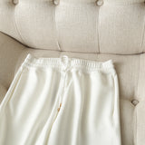 Women Sweatpants Spring and Autumn Zipper Casual Sweatpants