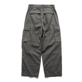 Men Sweatpants Casual Pants Men's Pleated Knee Solid Color Loose Trousers