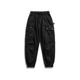 Men Pants Retro Functional Workwear Casual Pants