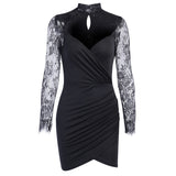 Women Dresses Lace Dress Spring Sexy V-neck Skirt