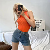 Women Sweater Knitwear Three-Dimensional Hollow Texture Sweater Spring and Summer Jumpsuit