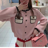 Women Knitwear Spring and Autumn Loose Knitted Cardigan