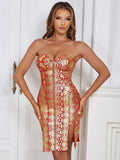 Women's Evening Dress Bandage Dress Hip Skirt
