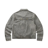 Women Jacket Denim Jacket Fall Lapels Long Sleeve Loose Wash Distressed Jacket