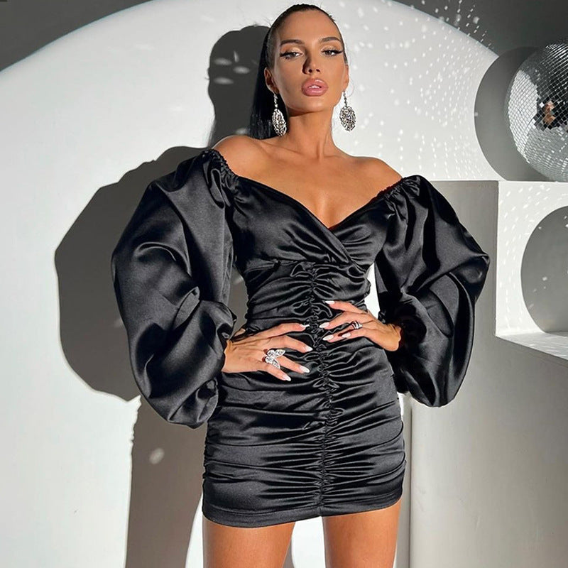 Women Dresses Winter Sexy Slim Hip Dress