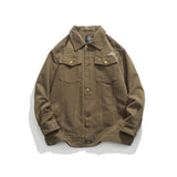 Unisex Shirts Autumn Embroidery Peak Jacket