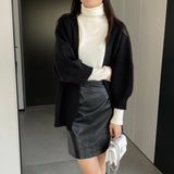 Women's Cardigan Sweater Autumn and Winter Knitting Coat Women's Cardigan Style Sweater 8t3117