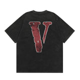 Vlone T Shirt Spring Summer Crew Neck Pullover Short Sleeve